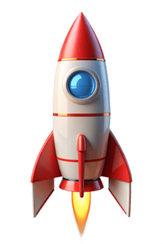 Cohete despegando